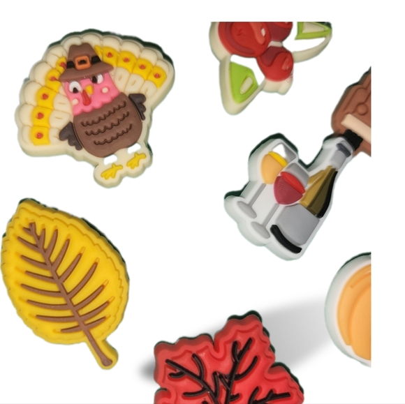 Fall Shoe Charms (7 pack) - Picture 3 of 5